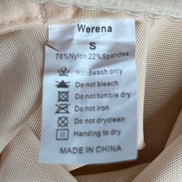 Werena Sports Shapewear Girdle Womens Small Tan New - Picture 7 of 7